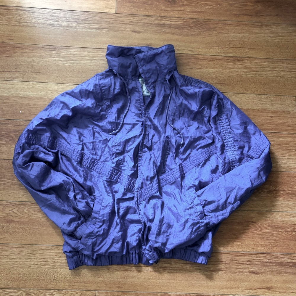 Lavender Windbreaker Anorak Vintage
